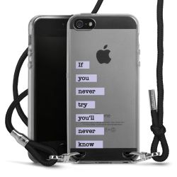 New Carry Case Transparent Stoff schwarz/silber