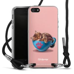 New Carry Case Transparent Stoff schwarz/silber