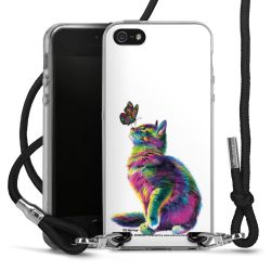 New Carry Case Transparent Stoff schwarz/silber