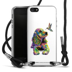 New Carry Case Transparent Stoff schwarz/silber