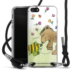 New Carry Case Transparent Stoff schwarz/silber