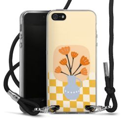 New Carry Case Transparent Stoff schwarz/silber