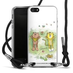 New Carry Case Transparent Stoff schwarz/silber