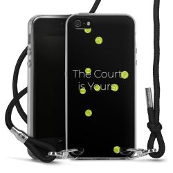 New Carry Case Transparent Stoff schwarz/silber