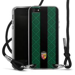 New Carry Case Transparent Stoff schwarz/silber