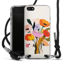 New Carry Case Transparent Stoff schwarz/silber