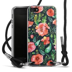 New Carry Case Transparent Stoff schwarz/silber