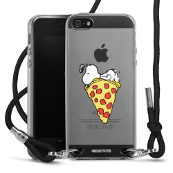 New Carry Case Transparent Stoff schwarz/silber