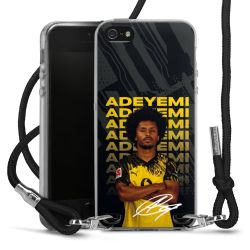 New Carry Case Transparent Stoff schwarz/silber