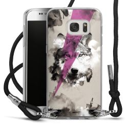 Carry Case Transparent Fabric black/silver