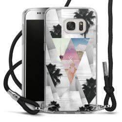 Carry Case Transparent Fabric black/silver