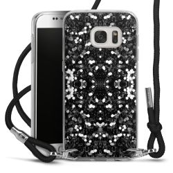 Carry Case Transparent Fabric black/silver