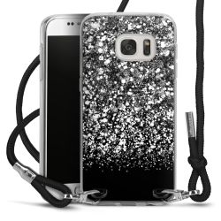 Carry Case Transparent Fabric black/silver