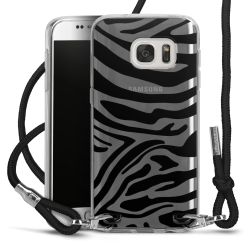 Carry Case Transparent Fabric black/silver