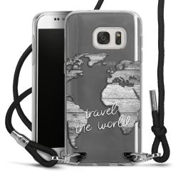 Carry Case Transparent Fabric black/silver