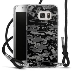 Carry Case Transparent Fabric black/silver