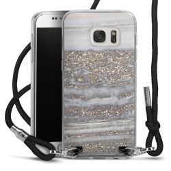 Carry Case Transparent Fabric black/silver