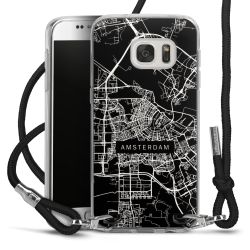 Carry Case Transparent Fabric black/silver