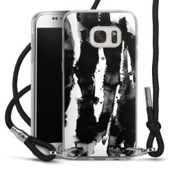 Carry Case Transparent Fabric black/silver