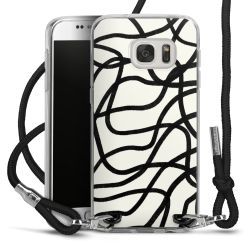 Carry Case Transparent Fabric black/silver