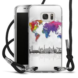 Carry Case Transparent Fabric black/silver