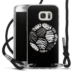 Carry Case Transparent Fabric black/silver