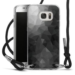 Carry Case Transparent Fabric black/silver