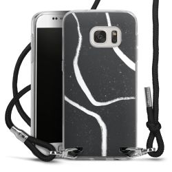 Carry Case Transparent Fabric black/silver