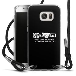 Carry Case Transparent Fabric black/silver