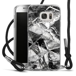 Carry Case Transparent Fabric black/silver