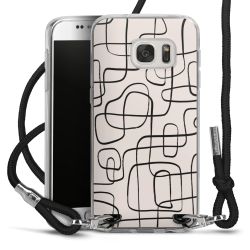 Carry Case Transparent Fabric black/silver