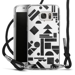 Carry Case Transparent Fabric black/silver