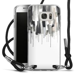 Carry Case Transparent Fabric black/silver