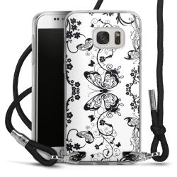 Carry Case Transparent Fabric black/silver