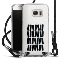 Carry Case Transparent Fabric black/silver