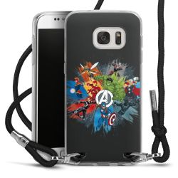 New Carry Case Transparent Stoff schwarz/silber