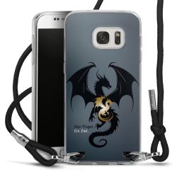 New Carry Case Transparent Stoff schwarz/silber