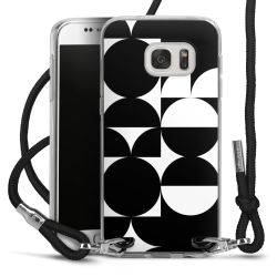 New Carry Case Transparent Stoff schwarz/silber