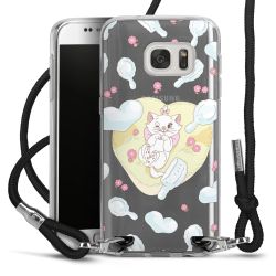 New Carry Case Transparent Stoff schwarz/silber