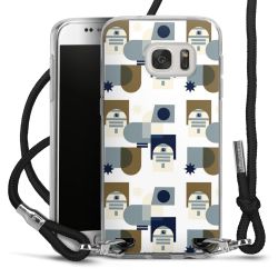 New Carry Case Transparent Stoff schwarz/silber