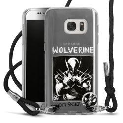 New Carry Case Transparent Stoff schwarz/silber