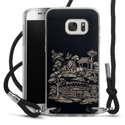 Carry Case Stoff schwarz/silber