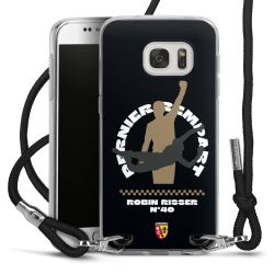 New Carry Case Transparent Stoff schwarz/silber