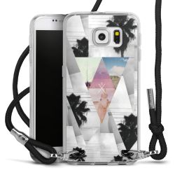 Carry Case Transparent Fabric black/silver