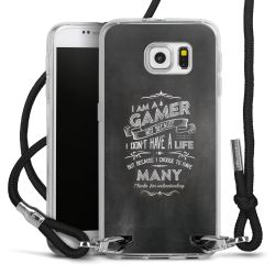 Carry Case Transparent Fabric black/silver