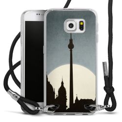 Carry Case Transparent Fabric black/silver