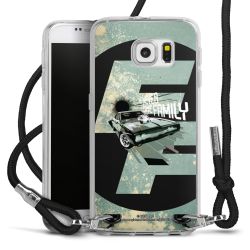 Carry Case Transparent Fabric black/silver