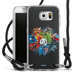 New Carry Case Transparent Stoff schwarz/silber