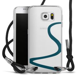 New Carry Case Transparent Stoff schwarz/silber