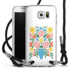 New Carry Case Transparent Stoff schwarz/silber